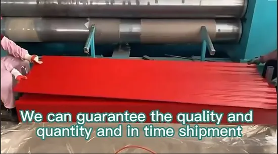 PPGI PPGL Ppal Techos corrugados en caliente de carbono/aluminio/acero inoxidable/hoja de placa de acero galvanizado