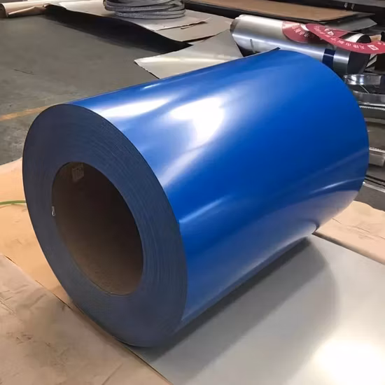 ASTM A653 Matt PPGL PPGI Az150 Z90 24 Gague Aluzinc Recubierto de color de zinc Galvalume galvanizado prepintado Tira de bobina de hoja de acero